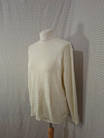 Pull blanc I.Odena - Taille 2XL - 44
