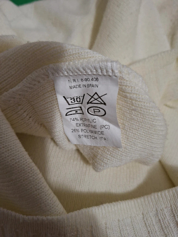 Pull blanc I.Odena - Taille 2XL - 44