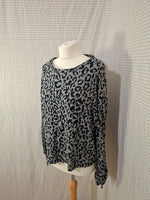 Pull léopard noir Promod - Taille M - 38