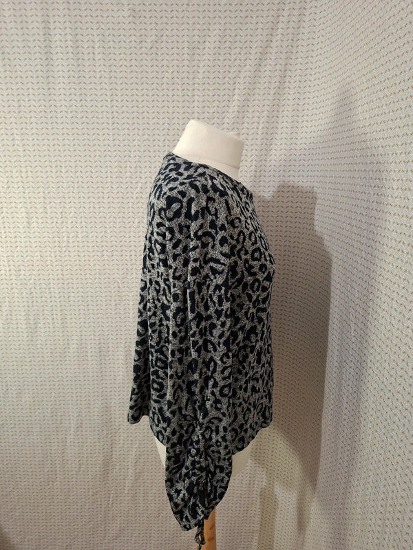 Pull léopard noir Promod - Taille M - 38