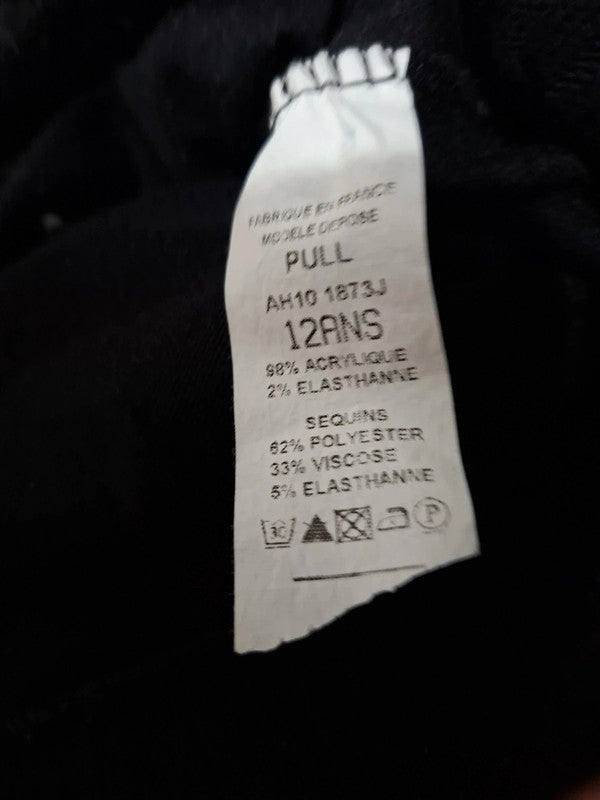 Pull brillant Little Princess - Taille 12ans