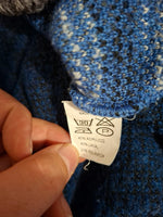 Pull bleu et blanc I.Odena - Taille S - 36