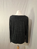 Pull col V noir Yessica - Taille S - 36