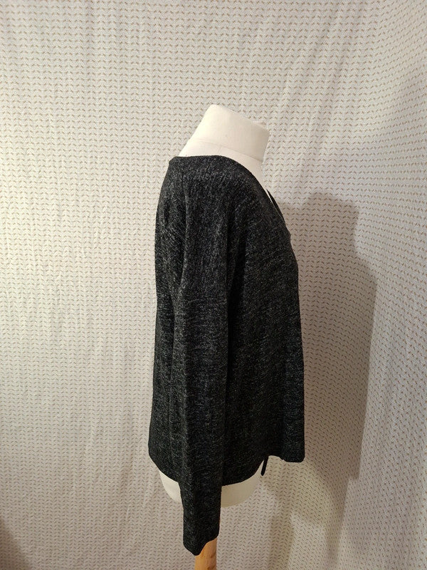 Pull col V noir Yessica - Taille S - 36