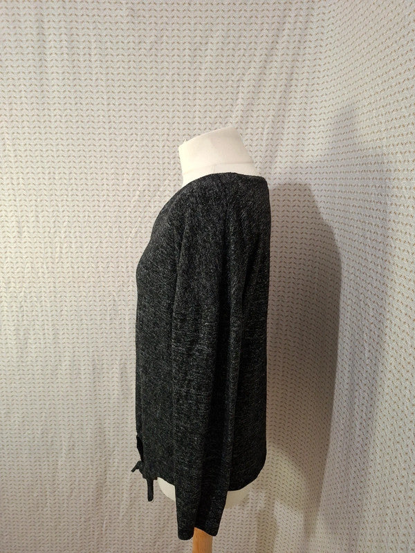 Pull col V noir Yessica - Taille S - 36