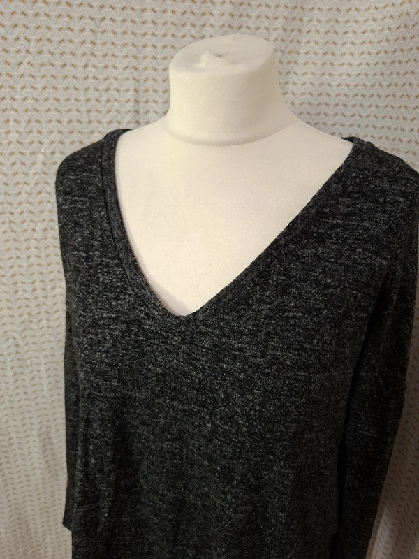 Pull col V noir Yessica - Taille S - 36