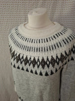 Pull blanc Camaïeu - Taille M - 38