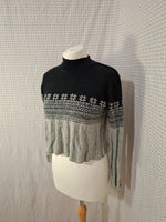 Top pull noir et gris Kookai - Taille M - 38