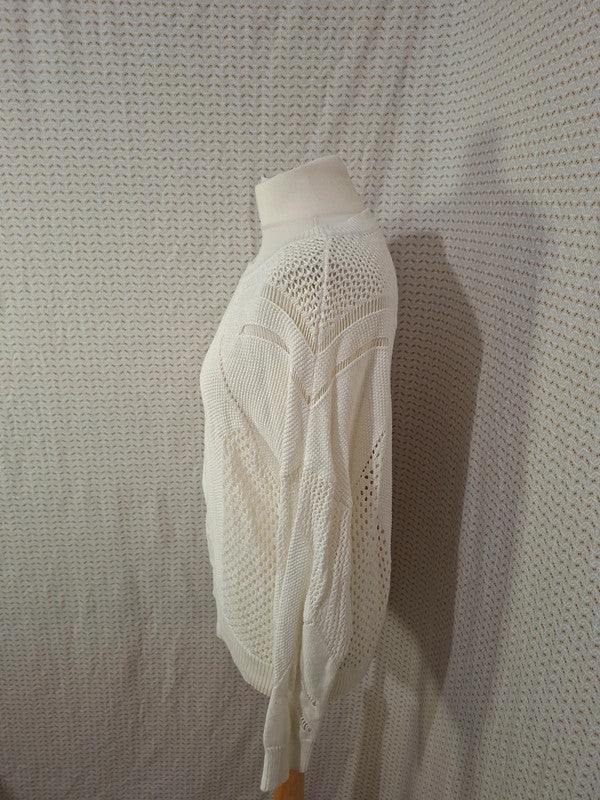 Pull blanc Kookaï - Taille M - Taille 38