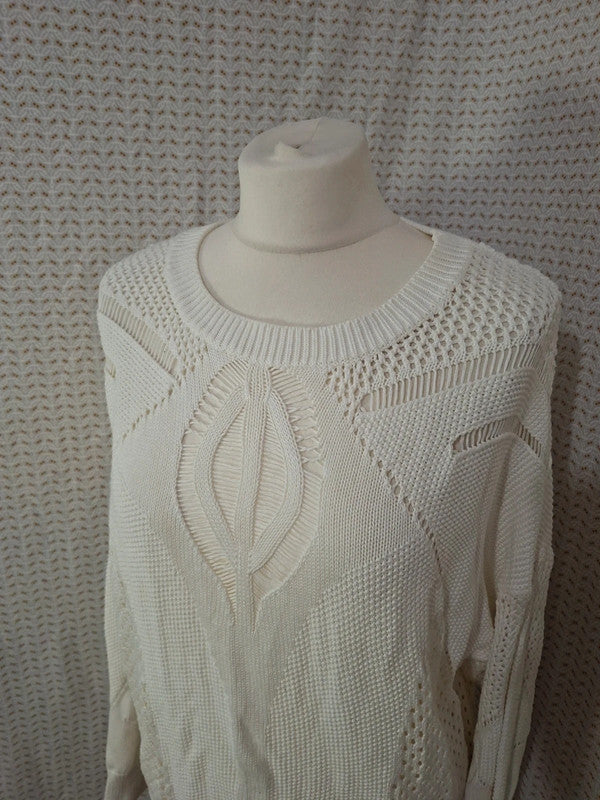 Pull blanc Kookaï - Taille M - Taille 38