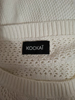 Pull blanc Kookaï - Taille M - Taille 38