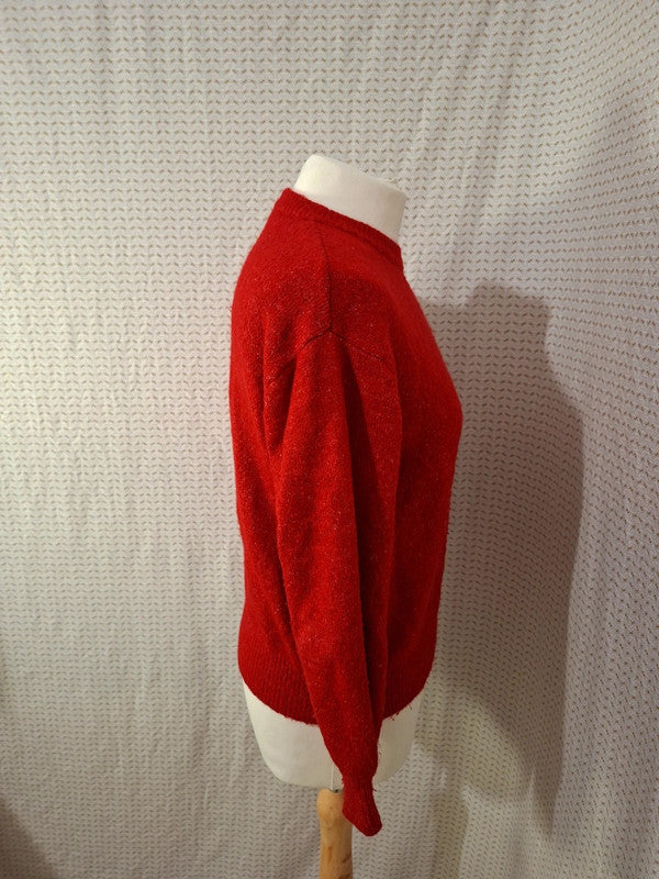 Pull rouge ove size Pimkie - Taille XS - 34