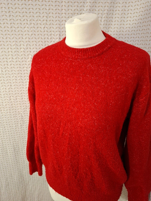 Pull rouge ove size Pimkie - Taille XS - 34