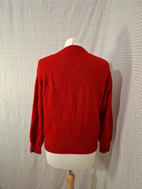 Pull rouge ove size Pimkie - Taille XS - 34