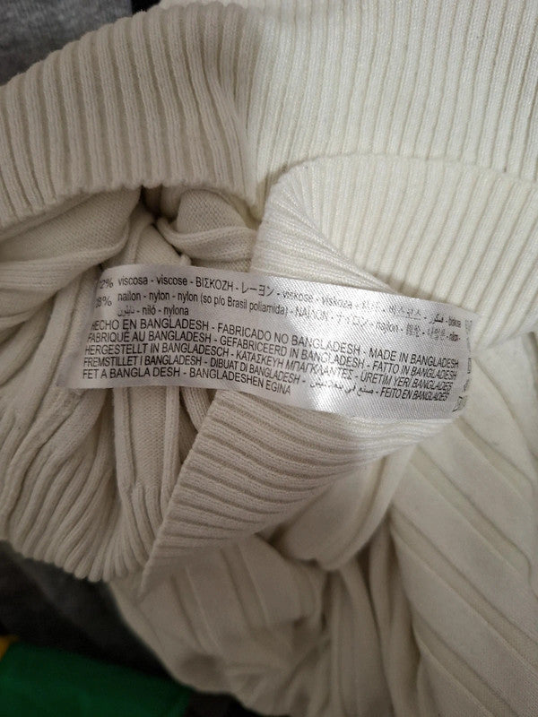 Pull col roulé blanc Zara - Taille S - 36