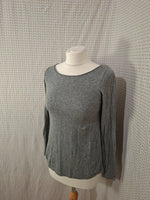 Blouse grise à dos noir Naf Naf - Taille XS - 34