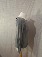 Blouse grise à dos noir Naf Naf - Taille XS - 34