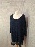 Blouse bleu marine Yessica - Taille 5XL - 50