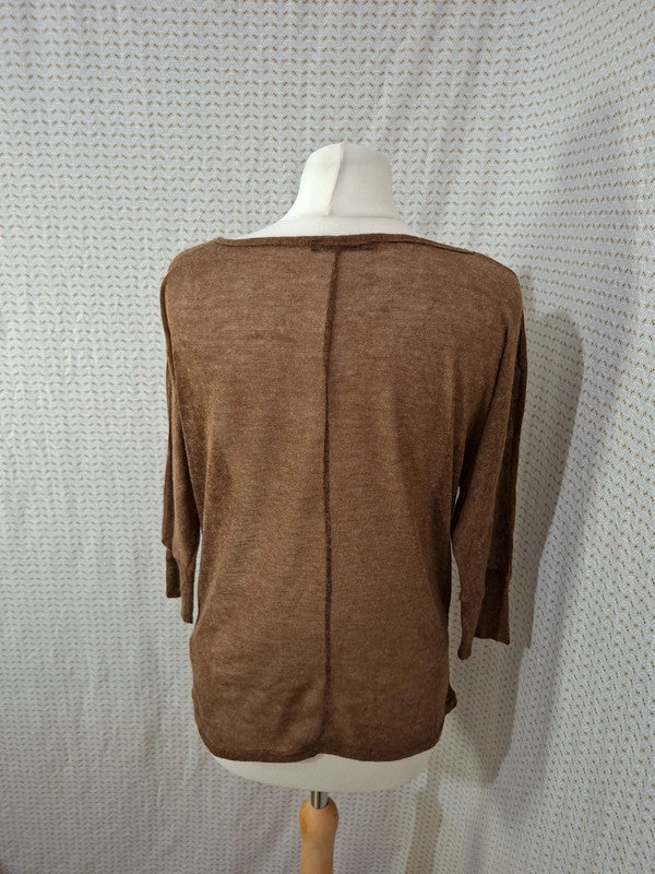 Blouses marron transparente Mim - Taille M - 38