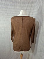 Blouses marron transparente Mim - Taille M - 38