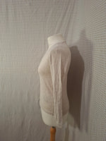 Pull col V beige edc - Taille XS - 34