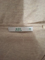 Pull col V beige edc - Taille XS - 34