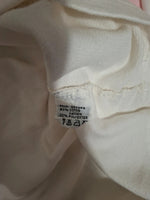 Pull blanc à motifs 3 Suisses - Taille L - 40