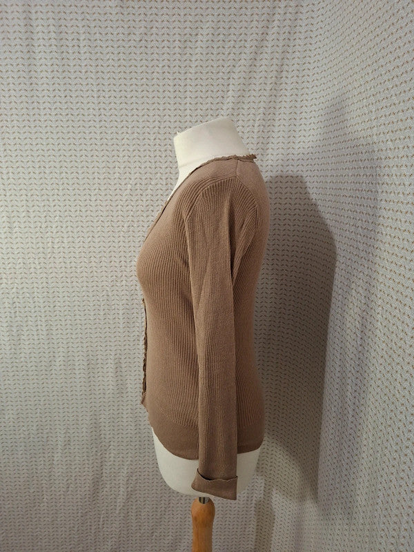 Gilet marron Terre & mer - Taille M - 38