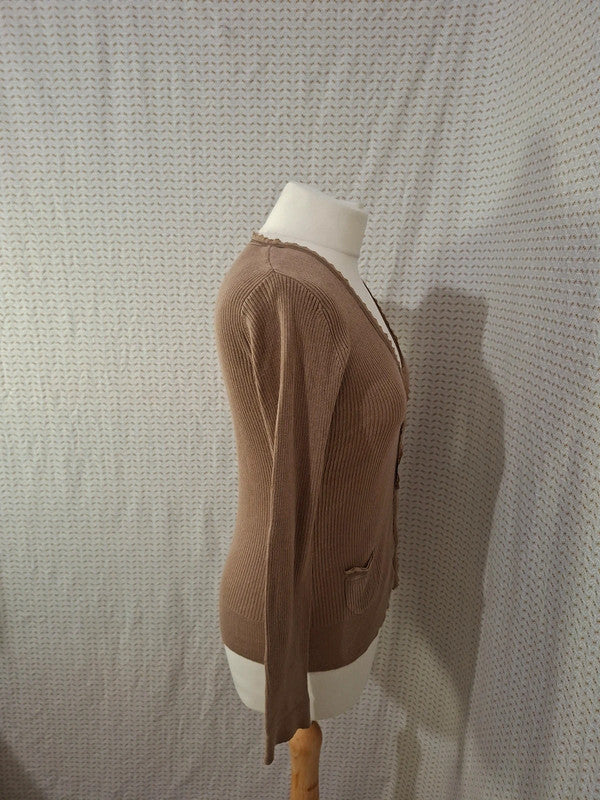 Gilet marron Terre & mer - Taille M - 38