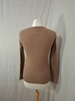 Gilet marron Terre & mer - Taille M - 38