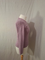 Pull rayé rose et gris Terre & mer - Taille M - 38