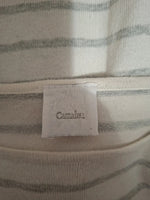 Pull blanc rayé Camaïeu - Taille S - 36