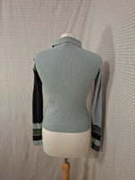 Polo à manche longue bleu Terre & mer - Taille M - 38