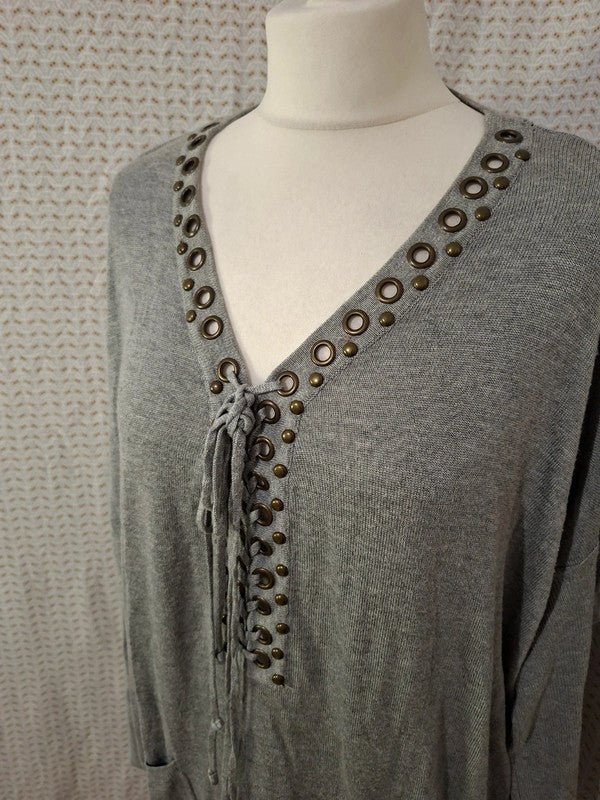 Robe longue grise Millenium - Taille XL - 42