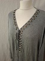 Robe longue grise Millenium - Taille XL - 42