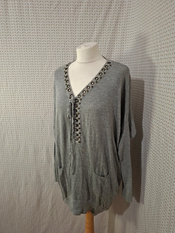 Robe longue grise Millenium - Taille XL - 42