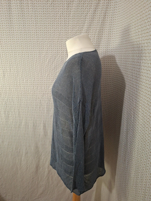 Blouse transparente grise American Dissidence Natural - Taille L - 40