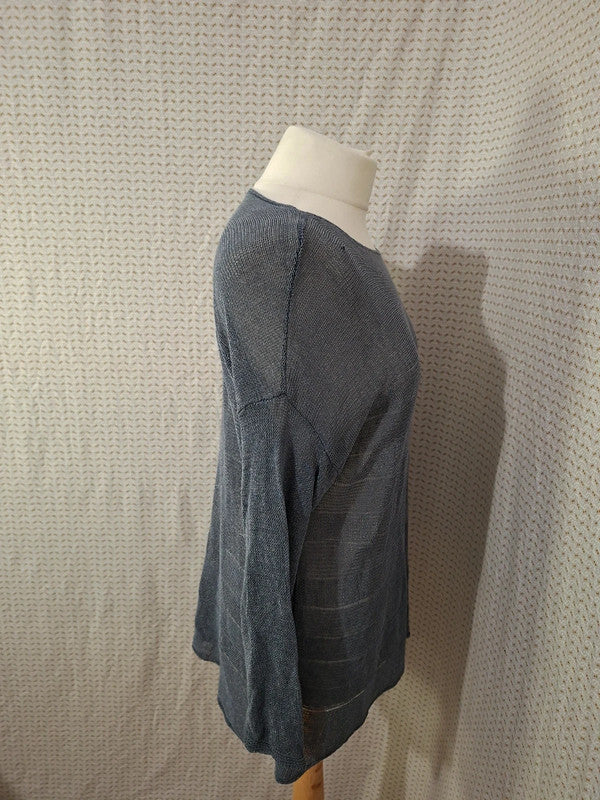 Blouse transparente grise American Dissidence Natural - Taille L - 40