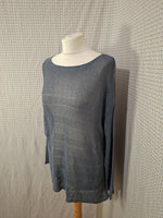 Blouse transparente grise American Dissidence Natural - Taille L - 40