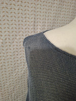 Blouse transparente grise American Dissidence Natural - Taille L - 40