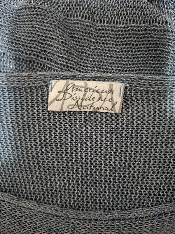 Blouse transparente grise American Dissidence Natural - Taille L - 40