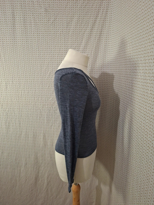 Top bleu transparent Divided - Taille XS - 34