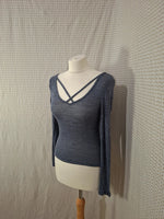 Top bleu transparent Divided - Taille XS - 34