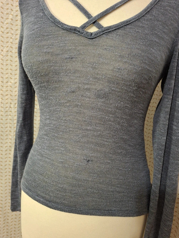 Top bleu transparent Divided - Taille XS - 34