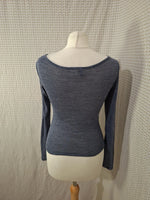 Top bleu transparent Divided - Taille XS - 34