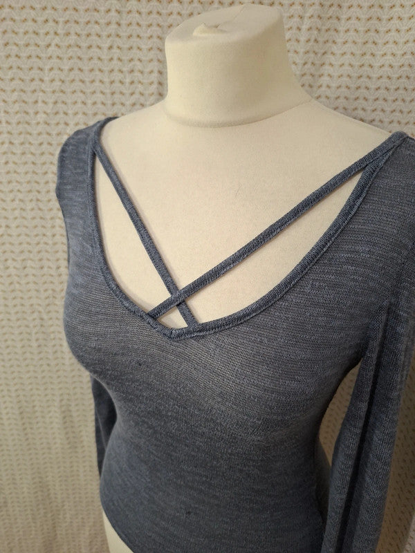 Top bleu transparent Divided - Taille XS - 34