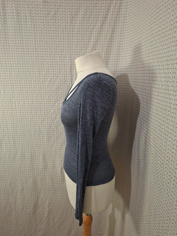 Top bleu transparent Divided - Taille XS - 34