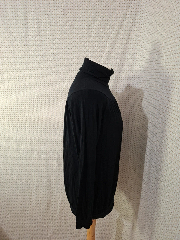 Blouse noir col roulé Notre Mode - Taille M - 38