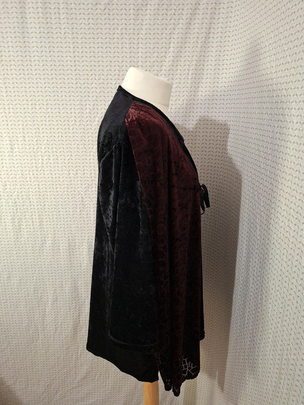 Blouse léopard rouge et noir Si belle et- Taille XL - 42