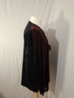 Blouse léopard rouge et noir Si belle et- Taille XL - 42